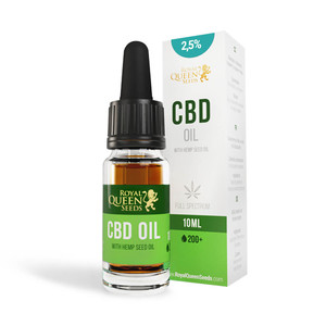 Olej CBD Z Nasion Konopi 2,5%
