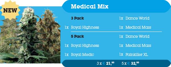 Medical cannabis Seeds Mix 