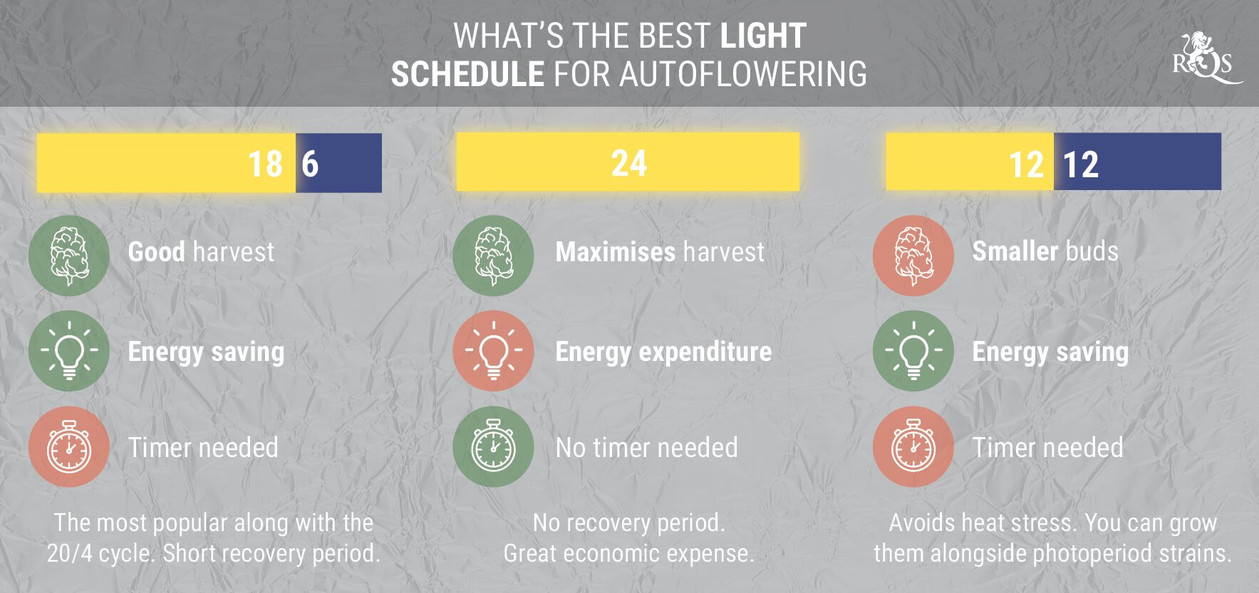 WHAT’S THE BEST LIGHT SCHEDULE FOR AUTOFLOWERING CANNABIS? WHAT’S THE BEST LIGHT SCHEDULE FOR AUTOFLOWERING CANNABIS?