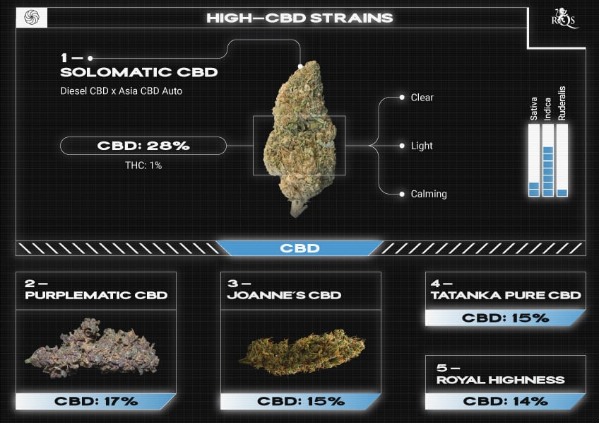 Top RQS High CBD Strains