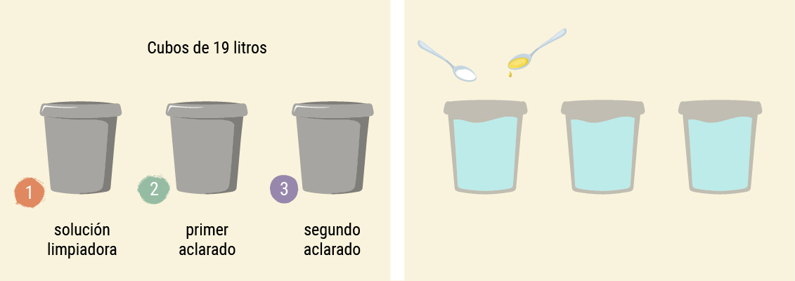 Cómo lavar los cogollos Cómo lavar los cogollos