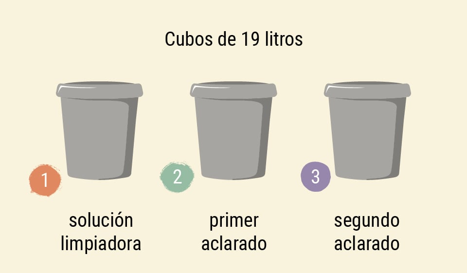 Cómo lavar los cogollos Cómo lavar los cogollos